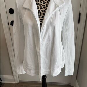 Caslon Women's White Cardigan  Jacket Size Small